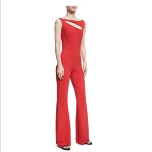Like New Chiara Boni Cammie Red Jumpsuit Size 6 Italian 42